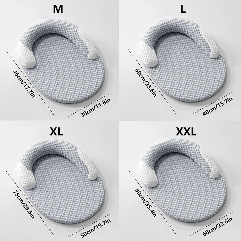 Cooling Dog Bed – Breathable Ice Silk Oval Bed for Dogs & Cats, M–XXL