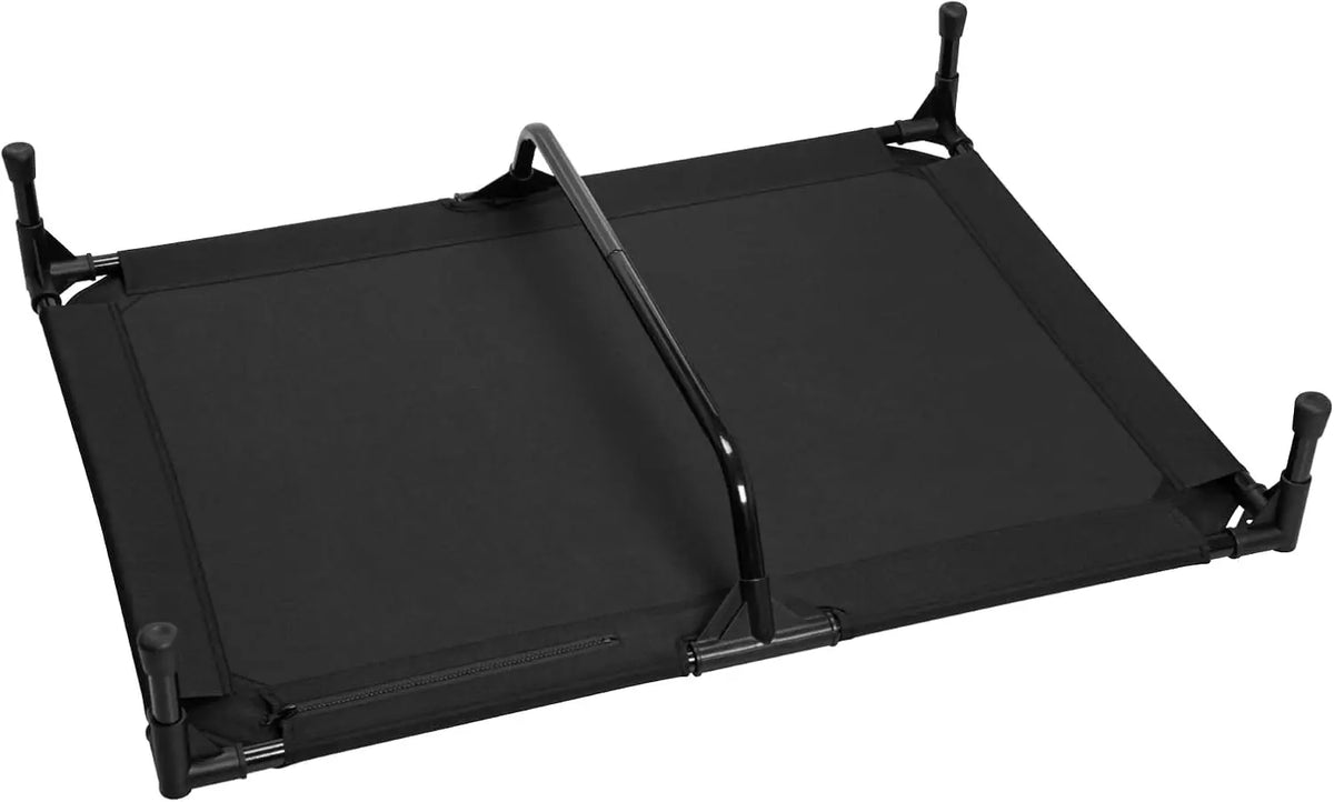 Elevated Dog Bed – Raised Cooling Pet Cot with Metal Frame, S–XL
