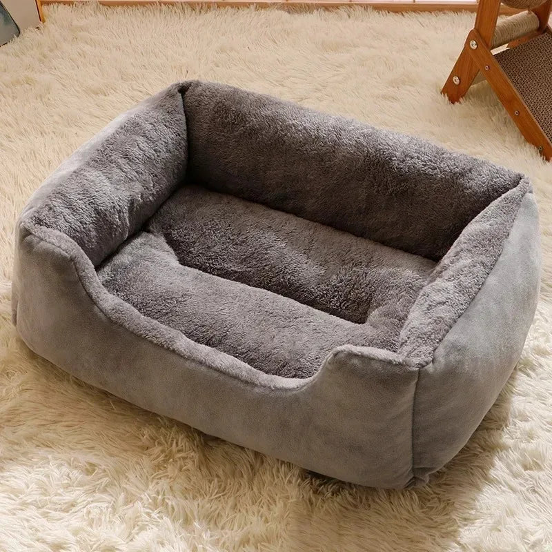 Cat Bed – Soft Cushioned Basket Bed for Cats & Small Dogs, S–XXL