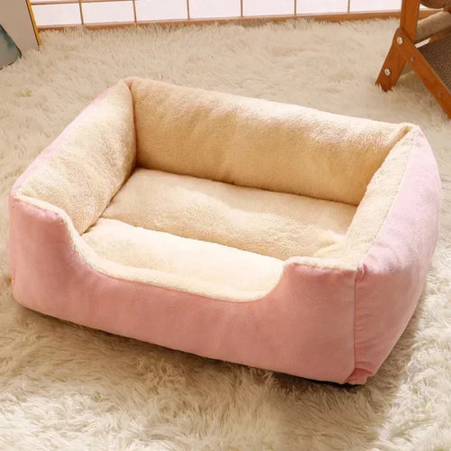 Cat Bed – Soft Cushioned Basket Bed for Cats & Small Dogs, S–XXL