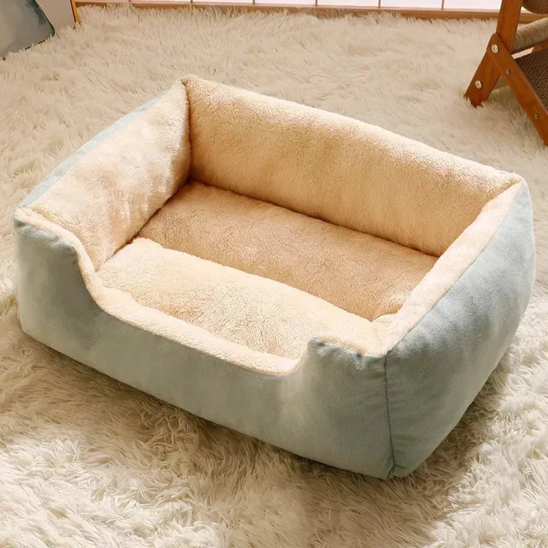 Cat Bed – Soft Cushioned Basket Bed for Cats & Small Dogs, S–XXL