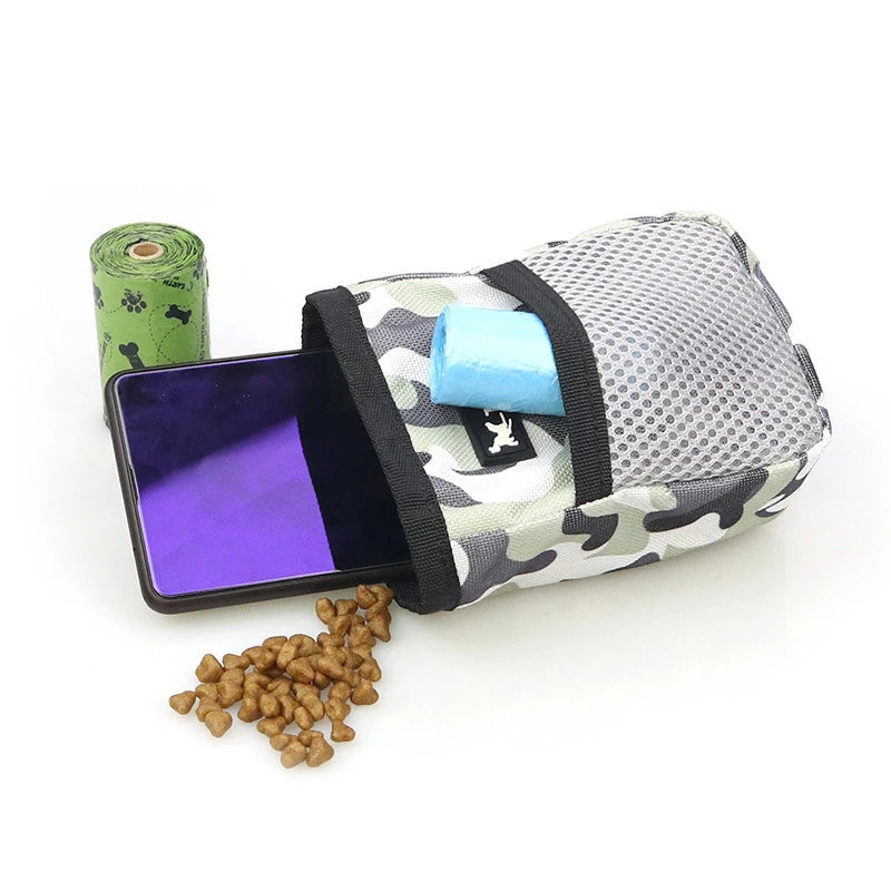 Dog Treat Pouch for Training – Waist Clip Oxford Bag, Large Capacity