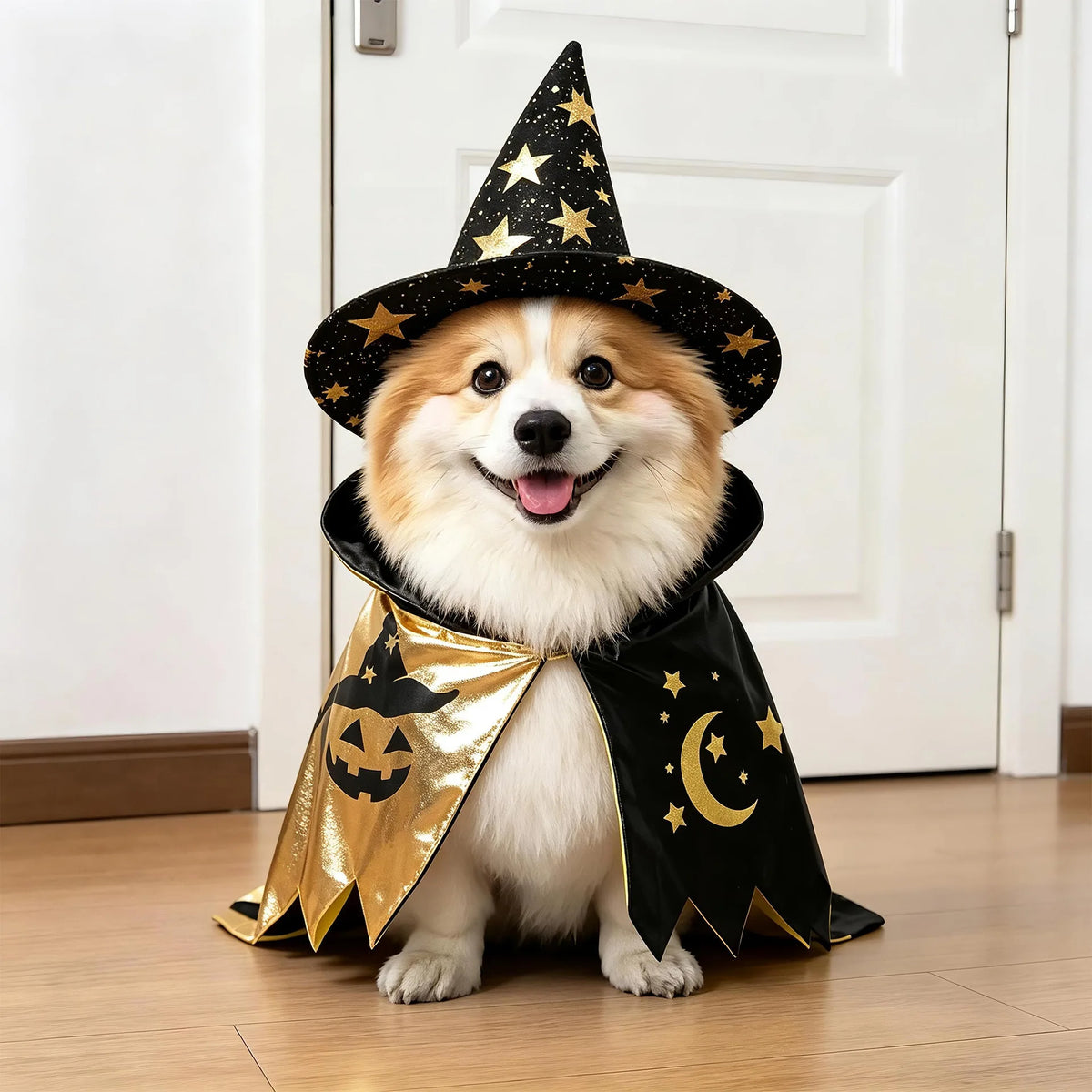 Halloween Costumes for Cats & Small Dogs – Cloaks & Hat, 5 Styles