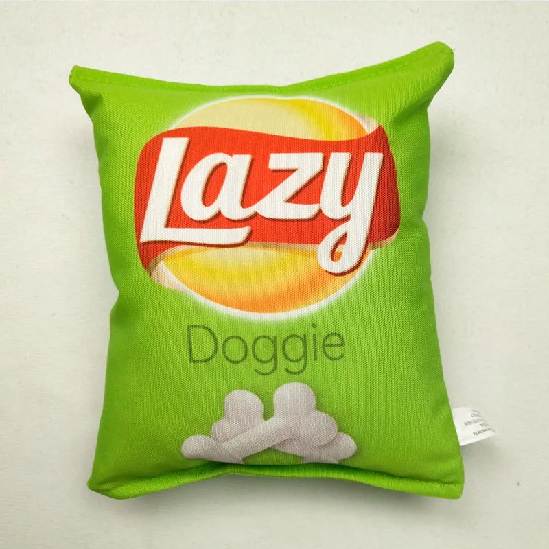 Crisp Packet Plush Dog Toys – Crinkle & Squeak