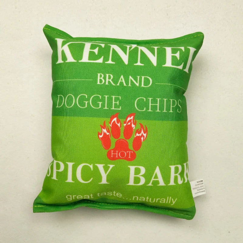 Crisp Packet Plush Dog Toys – Crinkle & Squeak