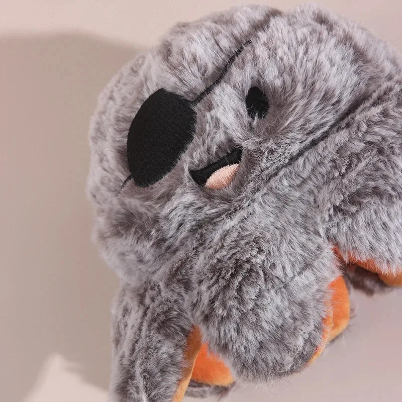 Octopus Plush Dog Toy – Squeaky Flip Toy, Pumpkin & Pirate Halloween Design